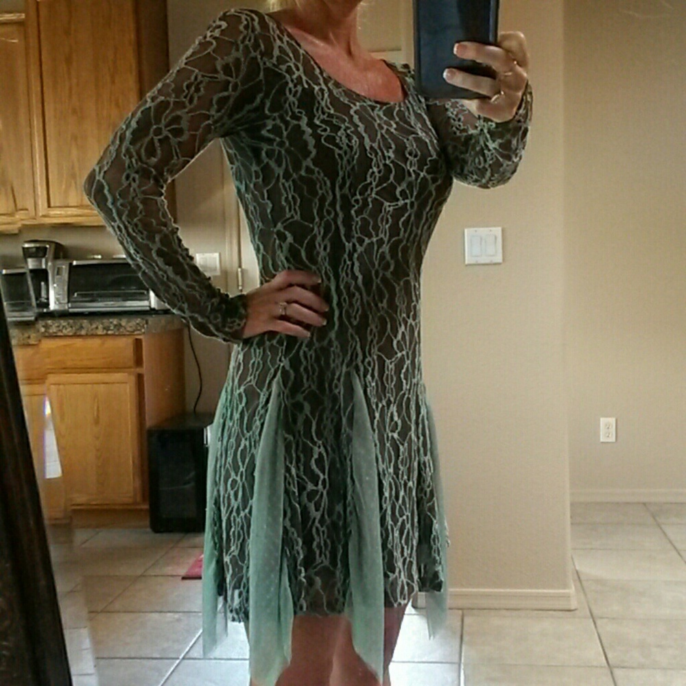 Boho Lace dress by Altar'd State